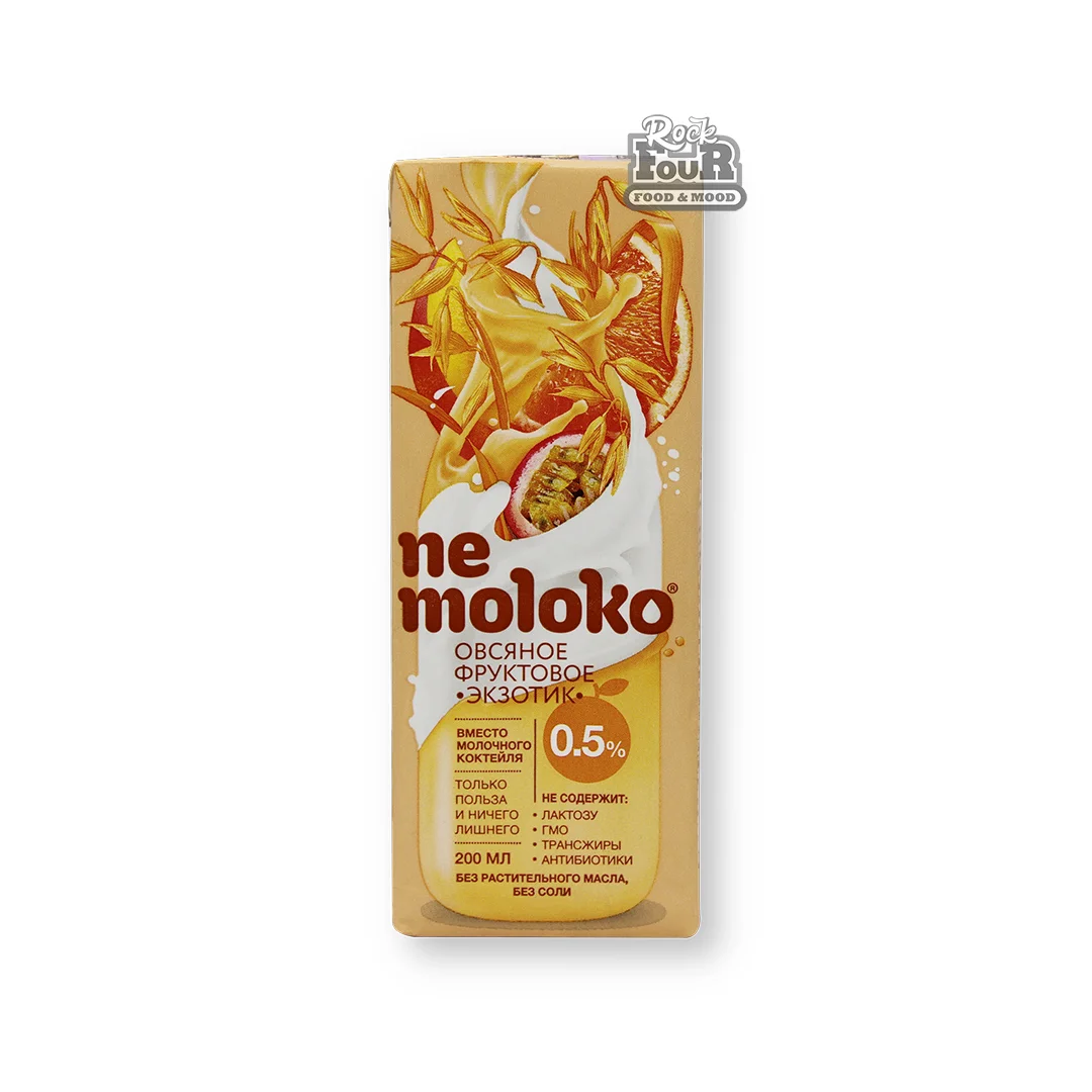 Ըմպելիք վարսակի «Ne moloko» մրգային 0.5% 200մլ